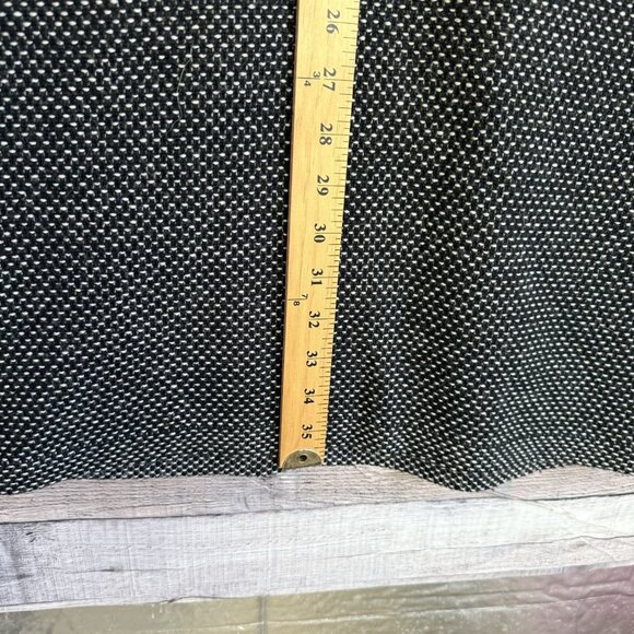 Boden Sweater Dress Womens 2R Black White Wool Cowl Neck Zip Office Work Knit - Picture 8 of 10